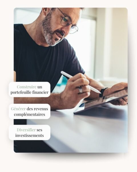 Illustration d'un homme avec une tablette.